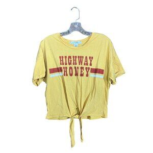 Youth In Revolt Women's Yellow Crop Top